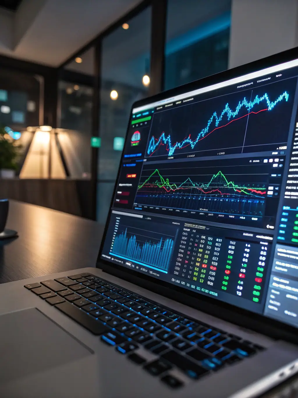 An image of data analytics dashboards showcasing advanced insights and reporting tools available in the Pro Plan.